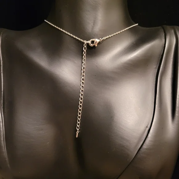 Estate Stainless Steel "Mama" Necklace - Picture 3 of 3